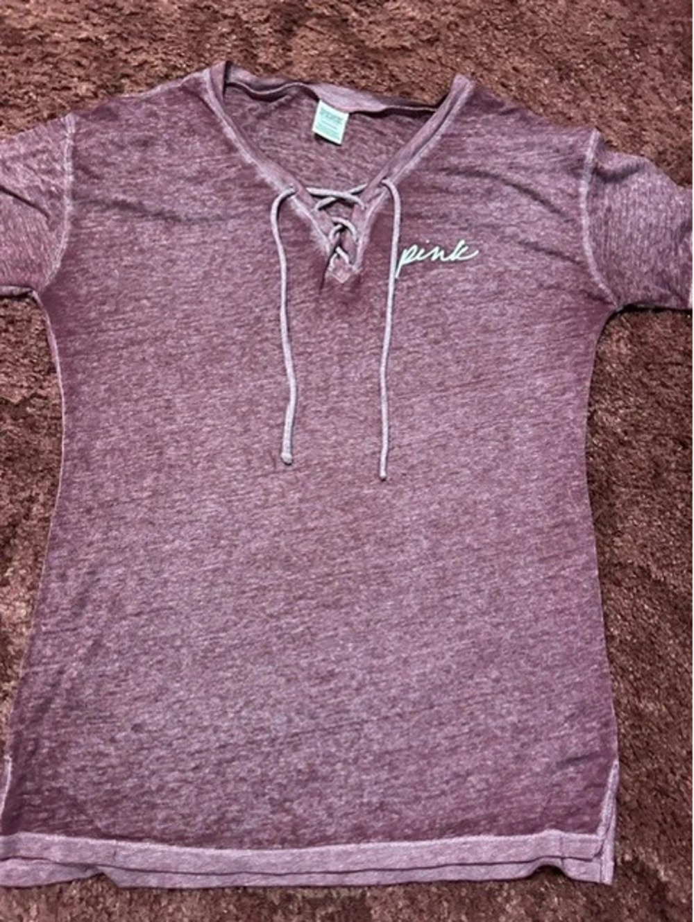 Victorias Secret Pink Burn out Tee